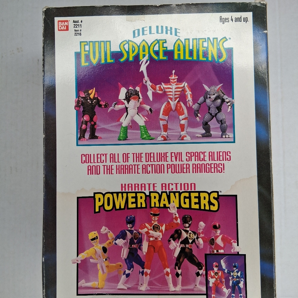 BanDai Mighty Morphin Power Rangers Guitardo Deluxe Evil Space Alien 7.5" Figure - Picture 4 of 7
